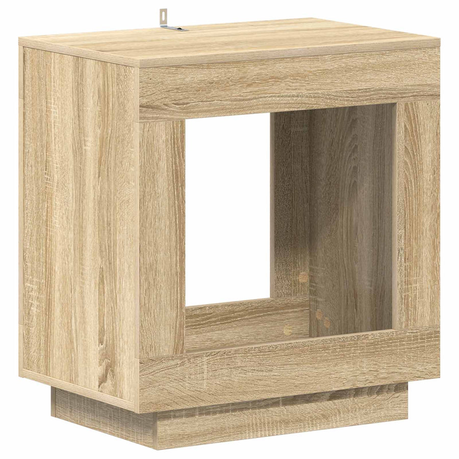 Bijzettafel Sonoma Eiken 60 x 40 x 65 cm Geconstrueerd hout