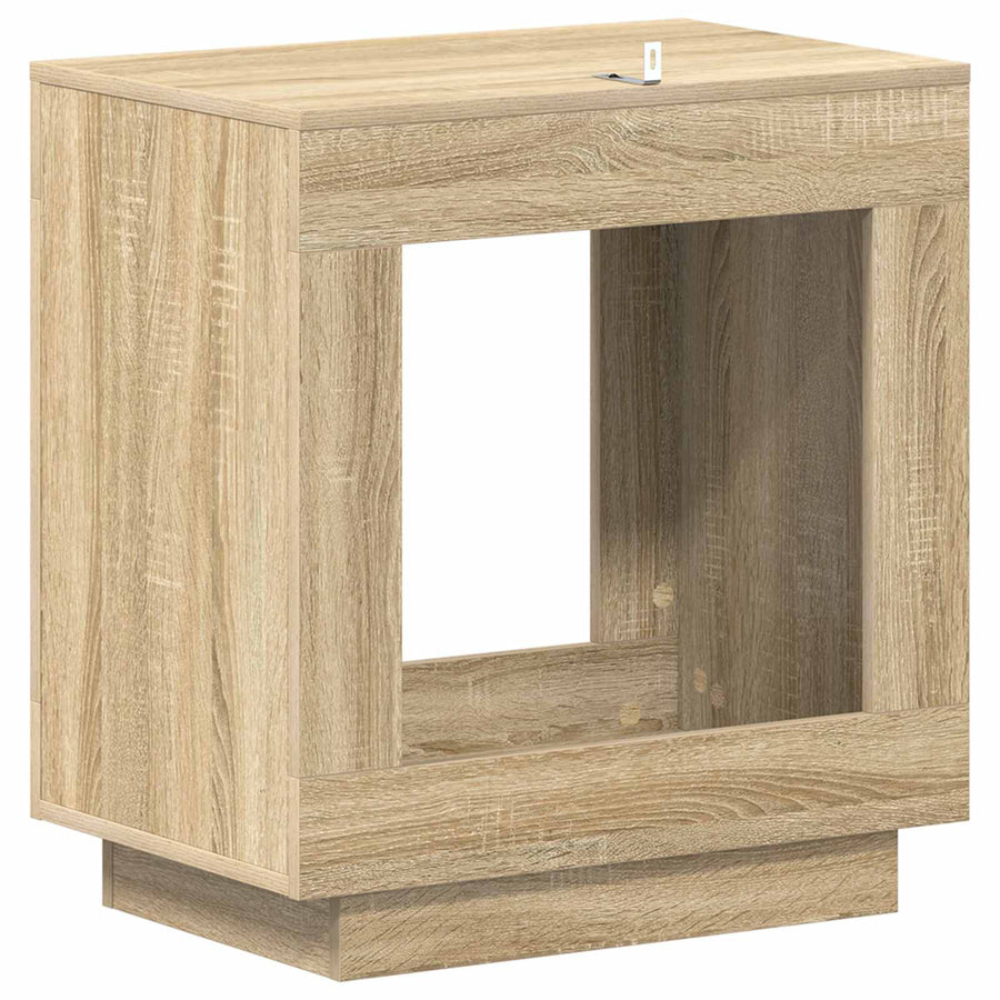 Bijzettafel Sonoma Eiken 60 x 40 x 65 cm Geconstrueerd hout