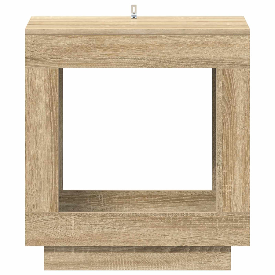 Bijzettafel Sonoma Eiken 60 x 40 x 65 cm Geconstrueerd hout