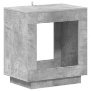 Bijzettafel beton grijs 60x40x65 cm