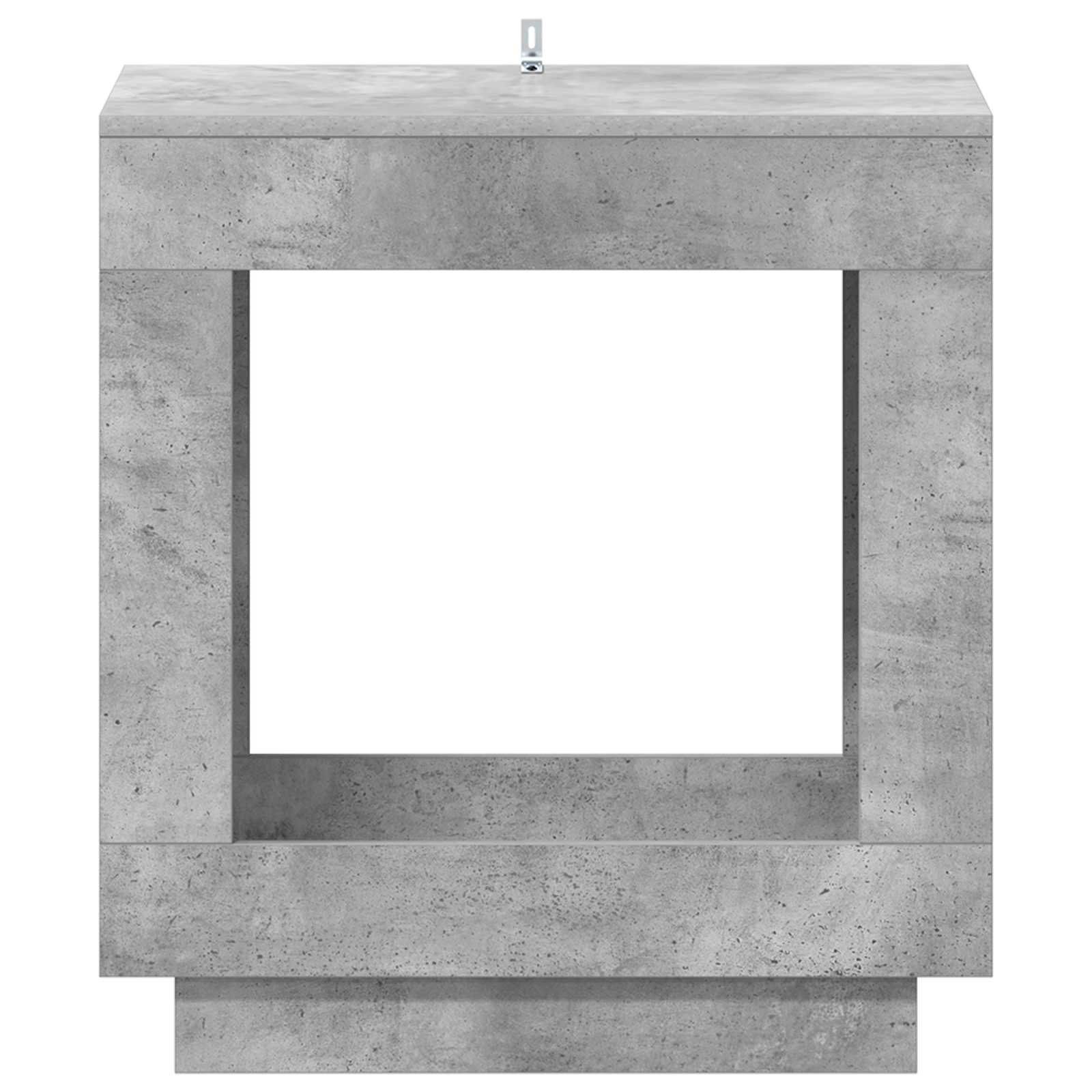 Bijzettafel Beton Grijs 60 x 40 x 65 cm Geconstrueerd hout