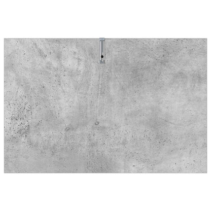 Bijzettafel Beton Grijs 60 x 40 x 65 cm Geconstrueerd hout