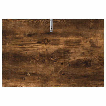 Bijzettafel Gerookte Eik 60 x 40 x 65 cm Geconstrueerd hout