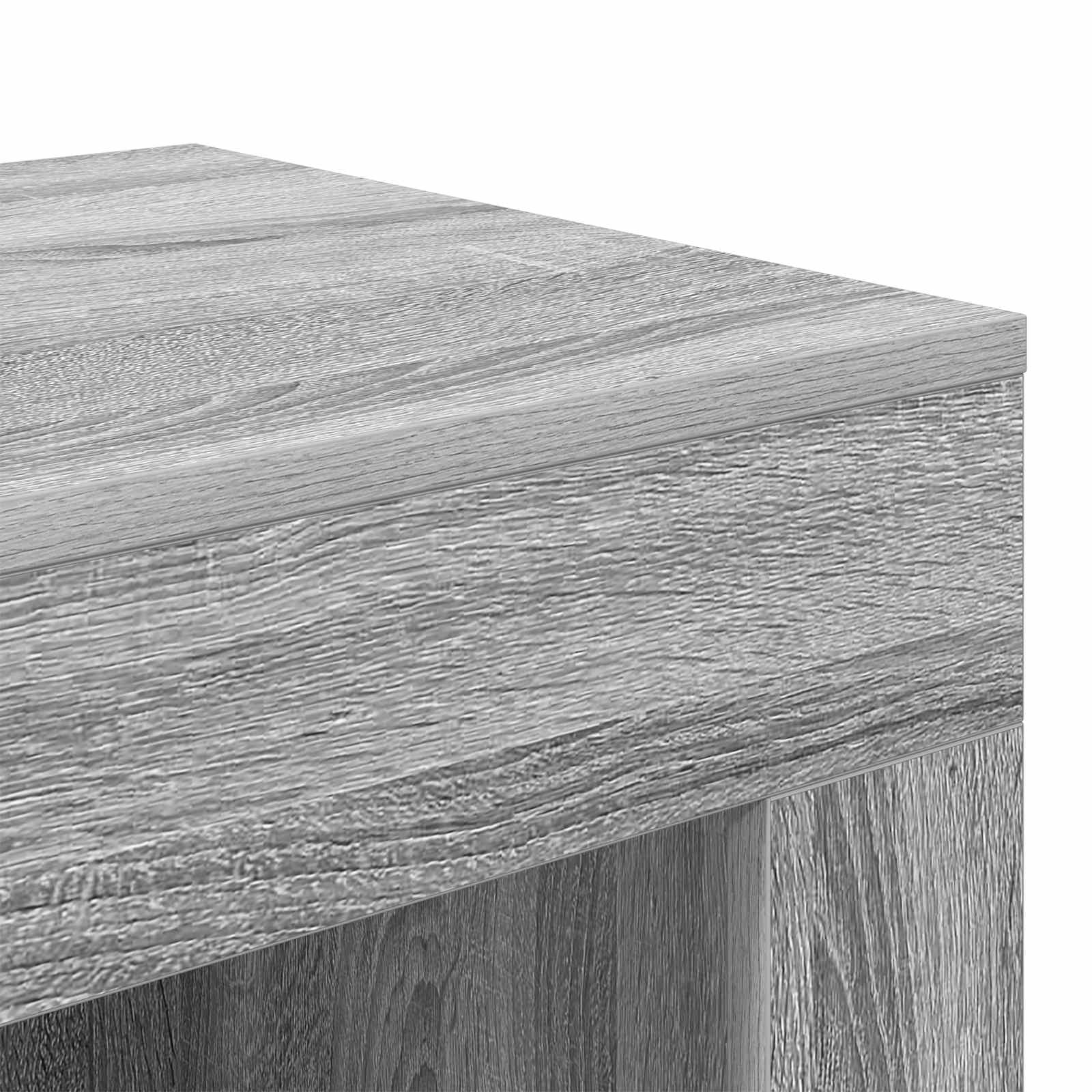 Bijzettafel Grijze Sonoma 60 x 40 x 65 cm Geconstrueerd hout