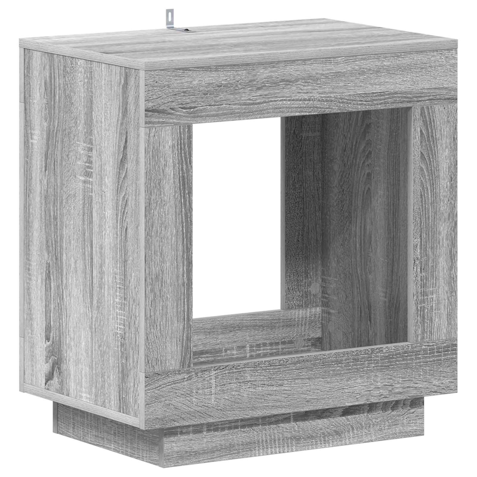 Bijzettafel Grijze Sonoma 60 x 40 x 65 cm Geconstrueerd hout