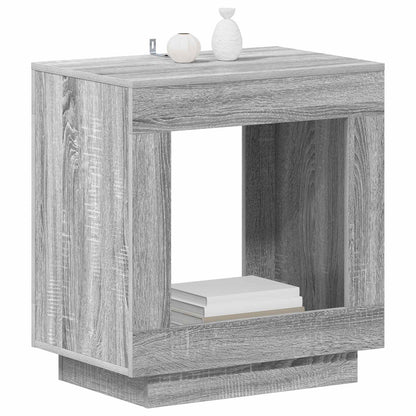 Bijzettafel Grijze Sonoma 60 x 40 x 65 cm Geconstrueerd hout