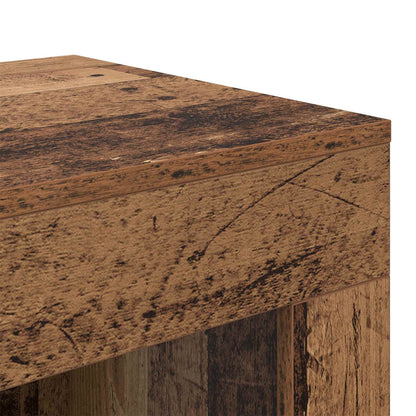 Bijzettafel Oudhout 60 x 40 x 65 cm Geconstrueerd hout