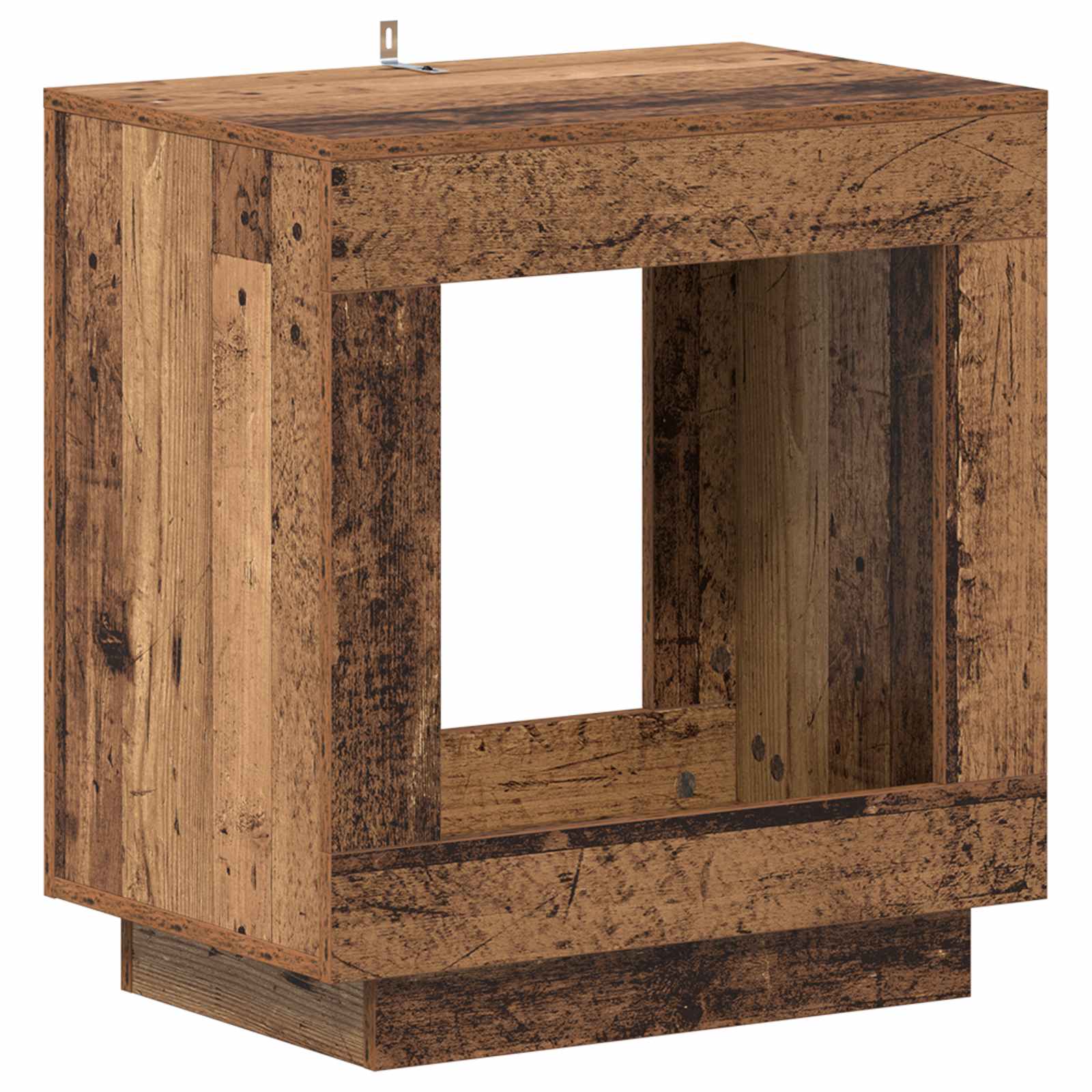 Bijzettafel Oudhout 60 x 40 x 65 cm Geconstrueerd hout
