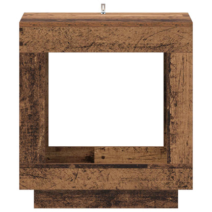Bijzettafel Oudhout 60 x 40 x 65 cm Geconstrueerd hout