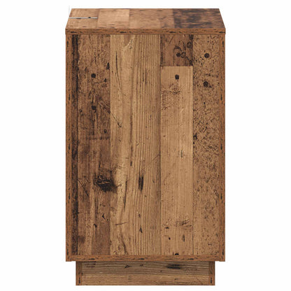 Bijzettafel Oudhout 60 x 40 x 65 cm Geconstrueerd hout