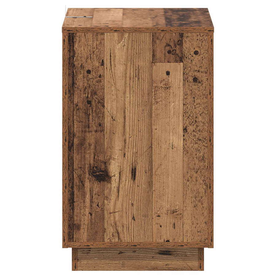 Bijzettafel Oudhout 60 x 40 x 65 cm Geconstrueerd hout