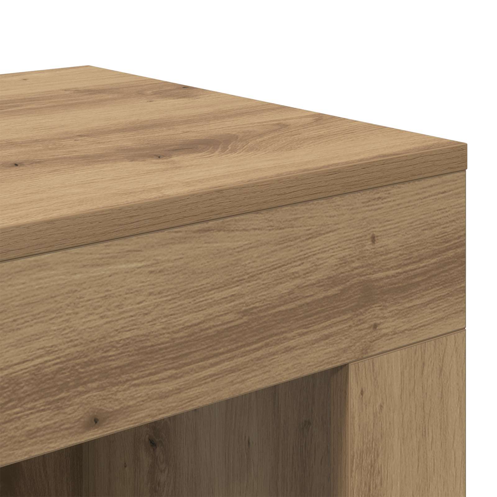 Bijzettafel Artisan Eik 60 x 40 x 65 cm Geconstrueerd hout