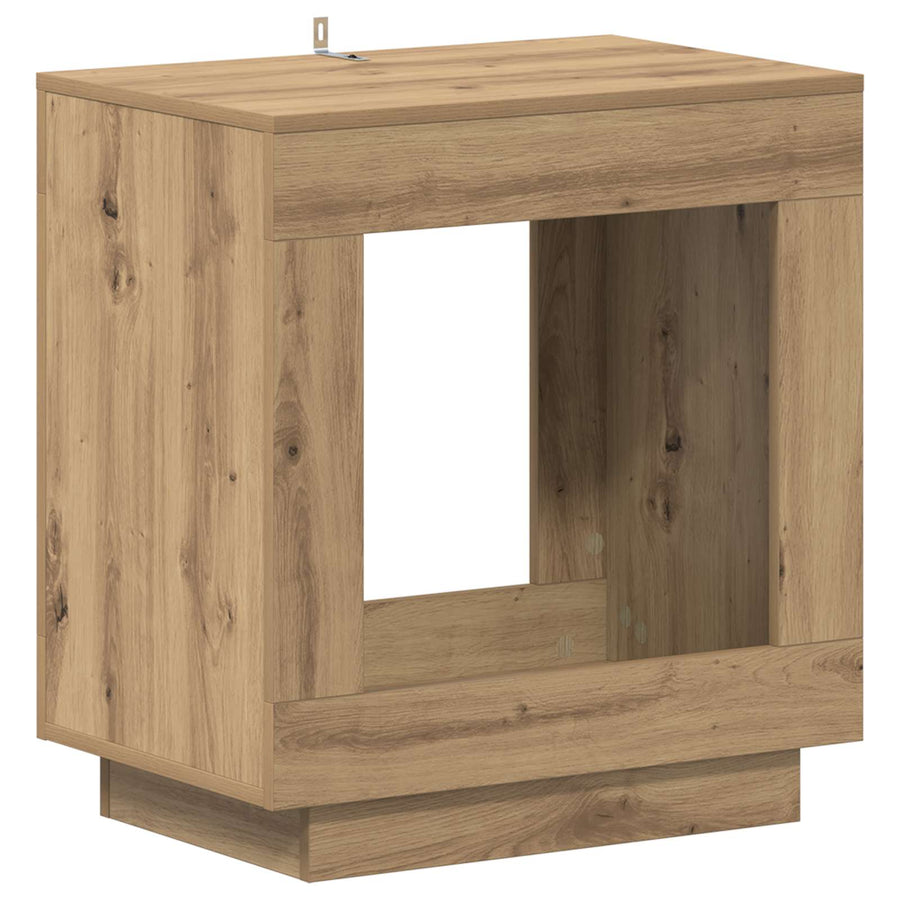 Bijzettafel Artisan Eik 60 x 40 x 65 cm Geconstrueerd hout