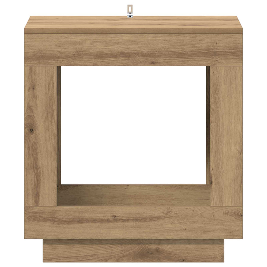 Bijzettafel Artisan Eik 60 x 40 x 65 cm Geconstrueerd hout