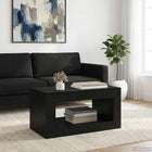 Salontafel 99,5x50x50 cm zwarte eik