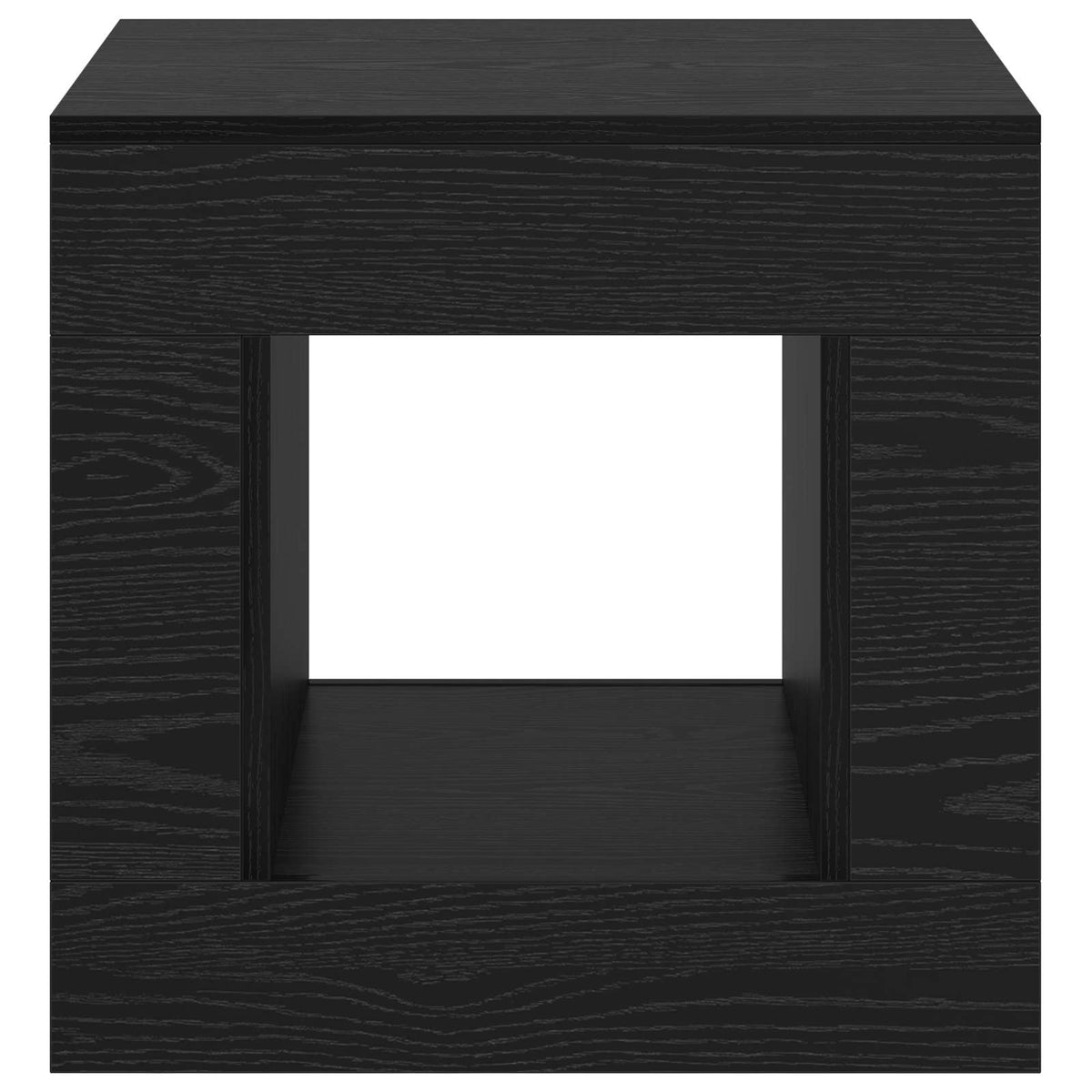 Coffee Table Zwart eiken 51.5 x 50 x 50 cm Engineered Wood