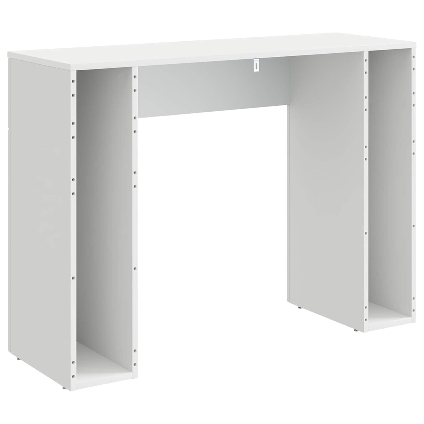 Salontafel Wit 102 x 35 x 75 cm Bewerkt hout
