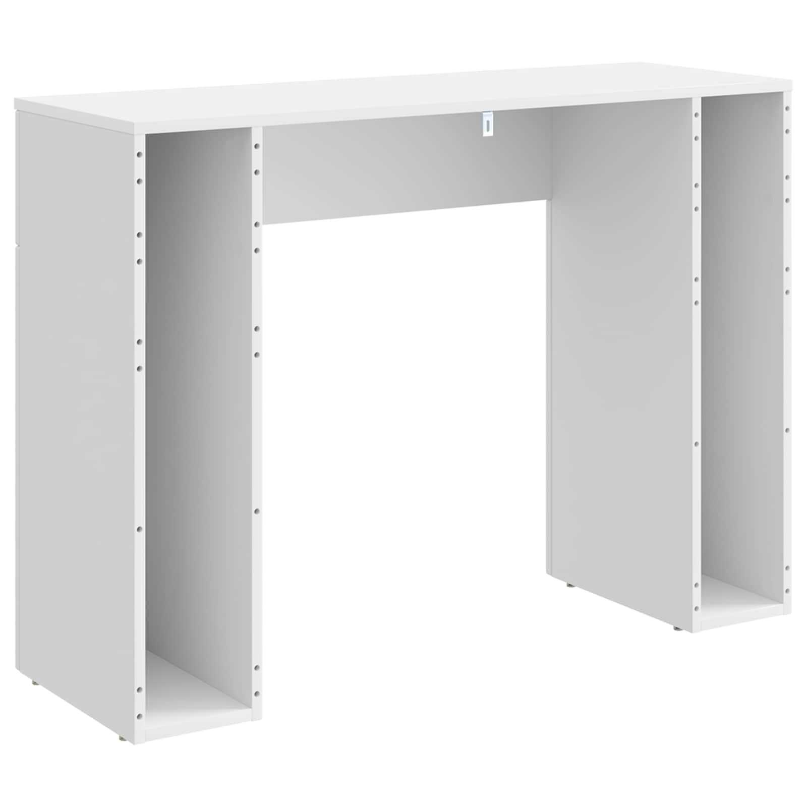 Salontafel Wit 102 x 35 x 75 cm Bewerkt hout