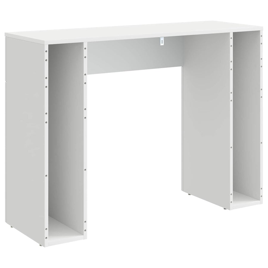 Salontafel Wit 102 x 35 x 75 cm Bewerkt hout