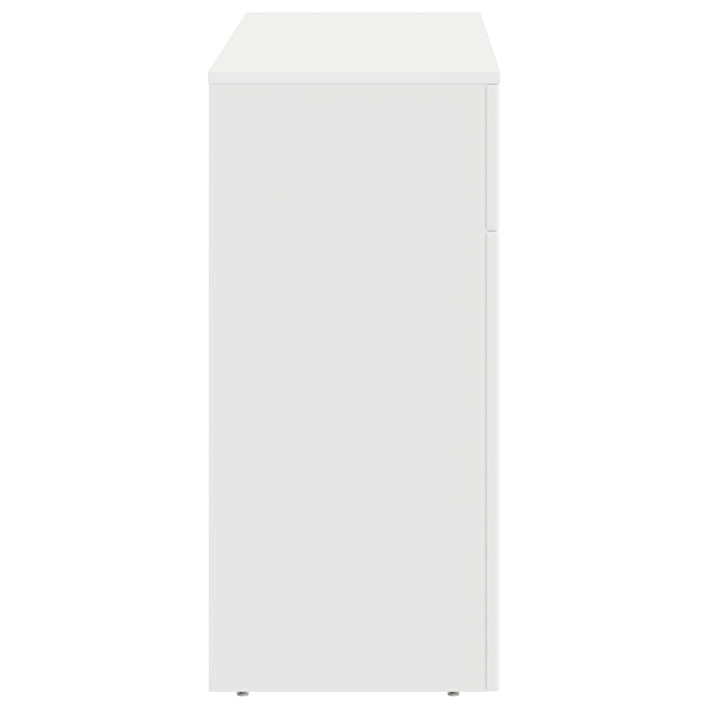 Salontafel Wit 102 x 35 x 75 cm Bewerkt hout