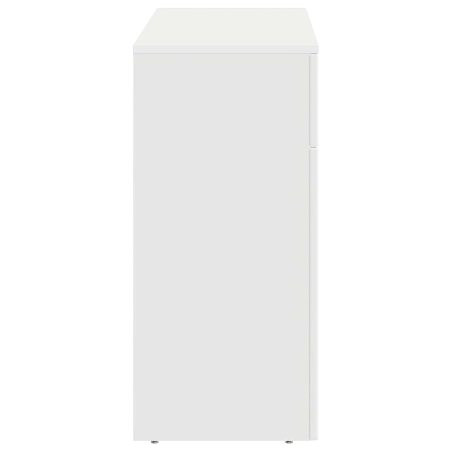 Salontafel Wit 102 x 35 x 75 cm Bewerkt hout