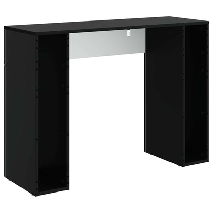 Salontafel Zwart 102 x 35 x 75 cm Bewerkt hout