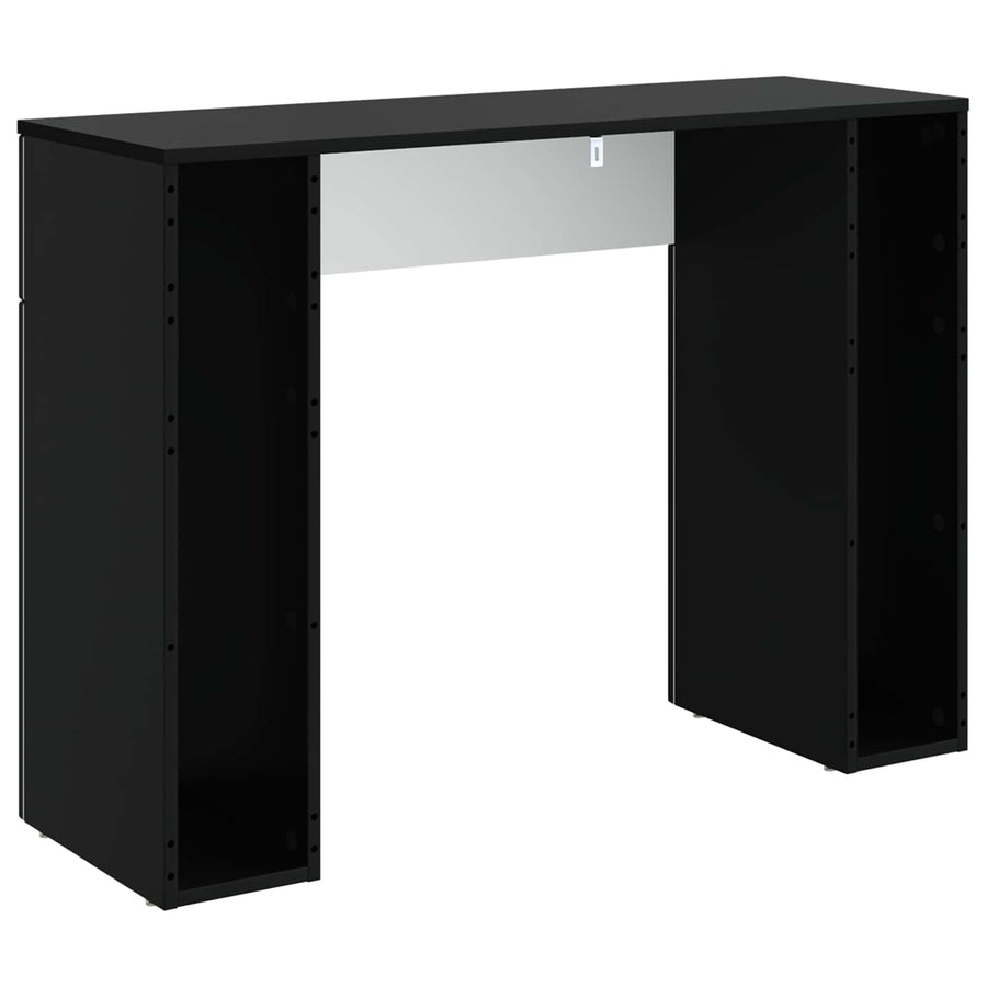Salontafel Zwart 102 x 35 x 75 cm Bewerkt hout