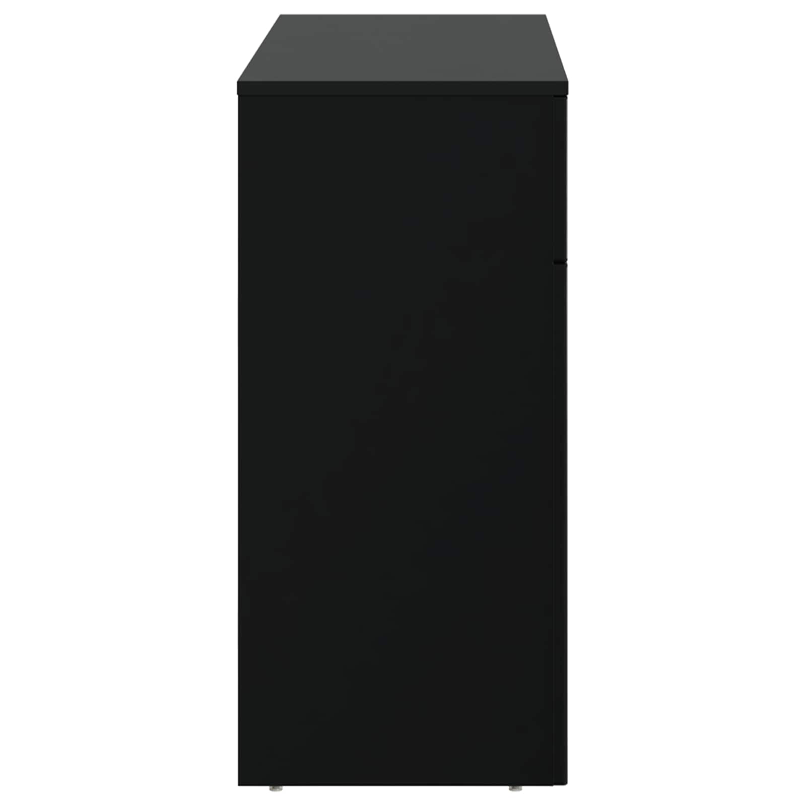 Salontafel Zwart 102 x 35 x 75 cm Bewerkt hout