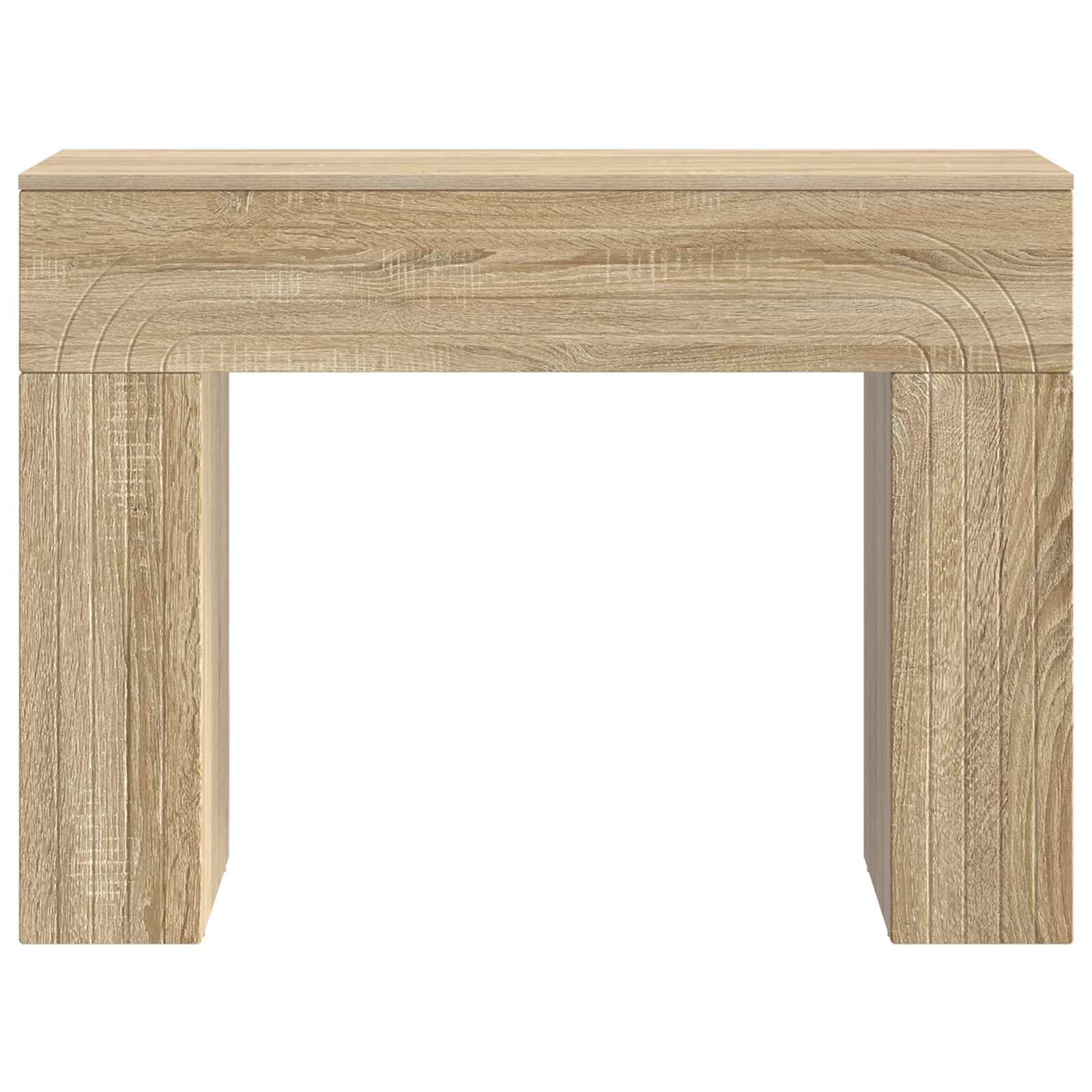 Salontafel Sonoma Eiken 102 x 35 x 75 cm Bewerkt hout