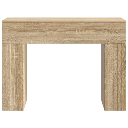 Salontafel Sonoma Eiken 102 x 35 x 75 cm Bewerkt hout
