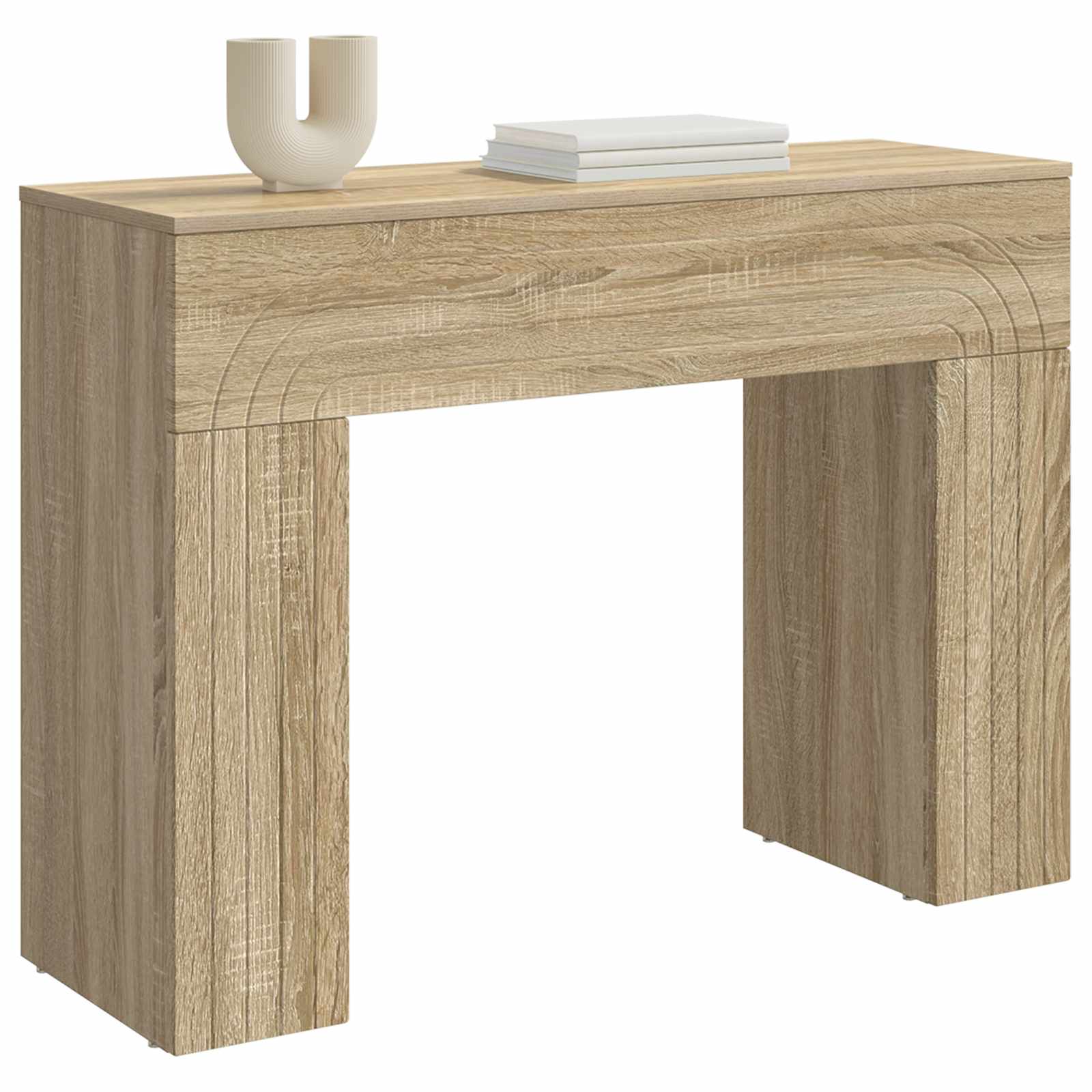 Salontafel Sonoma Eiken 102 x 35 x 75 cm Bewerkt hout