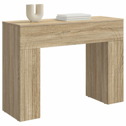 Salontafel Sonoma Eiken 102 x 35 x 75 cm Bewerkt hout