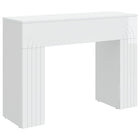 Coffee Table High Gloss White 102 x 35 x 75 cm Engineered Wood