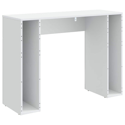Salontafel Hoogglans Wit 102 x 35 x 75 cm Bewerkt hout