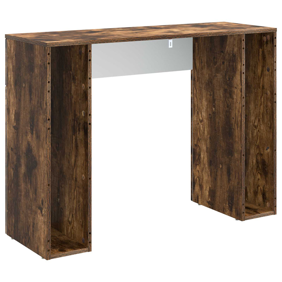 Salontafel Gerookt eiken 102 x 35 x 75 cm Bewerkt hout