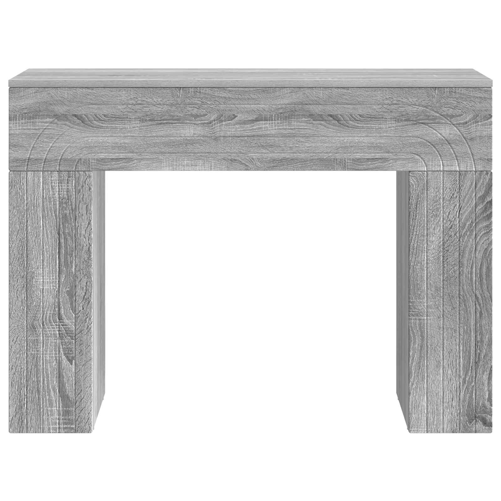 Salontafel Grijs sonoma 102 x 35 x 75 cm Bewerkt hout