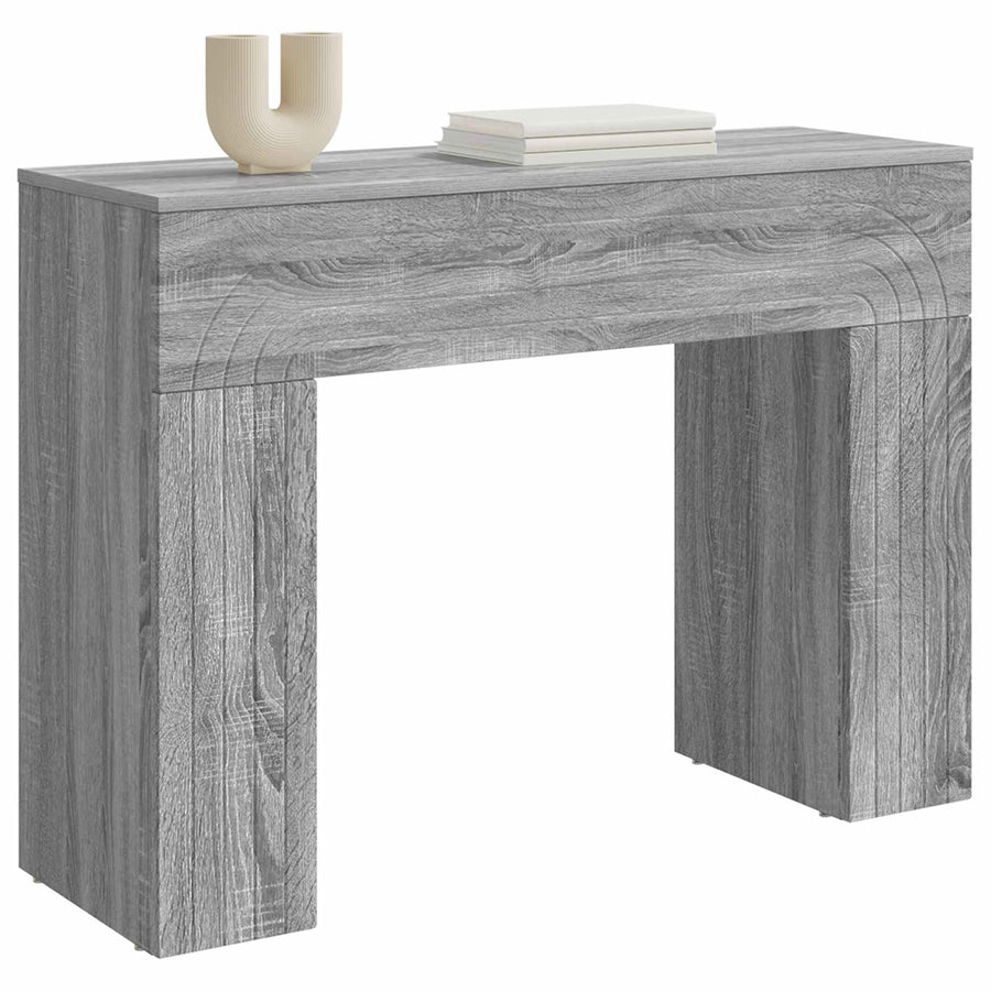 Salontafel Grijs sonoma 102 x 35 x 75 cm Bewerkt hout