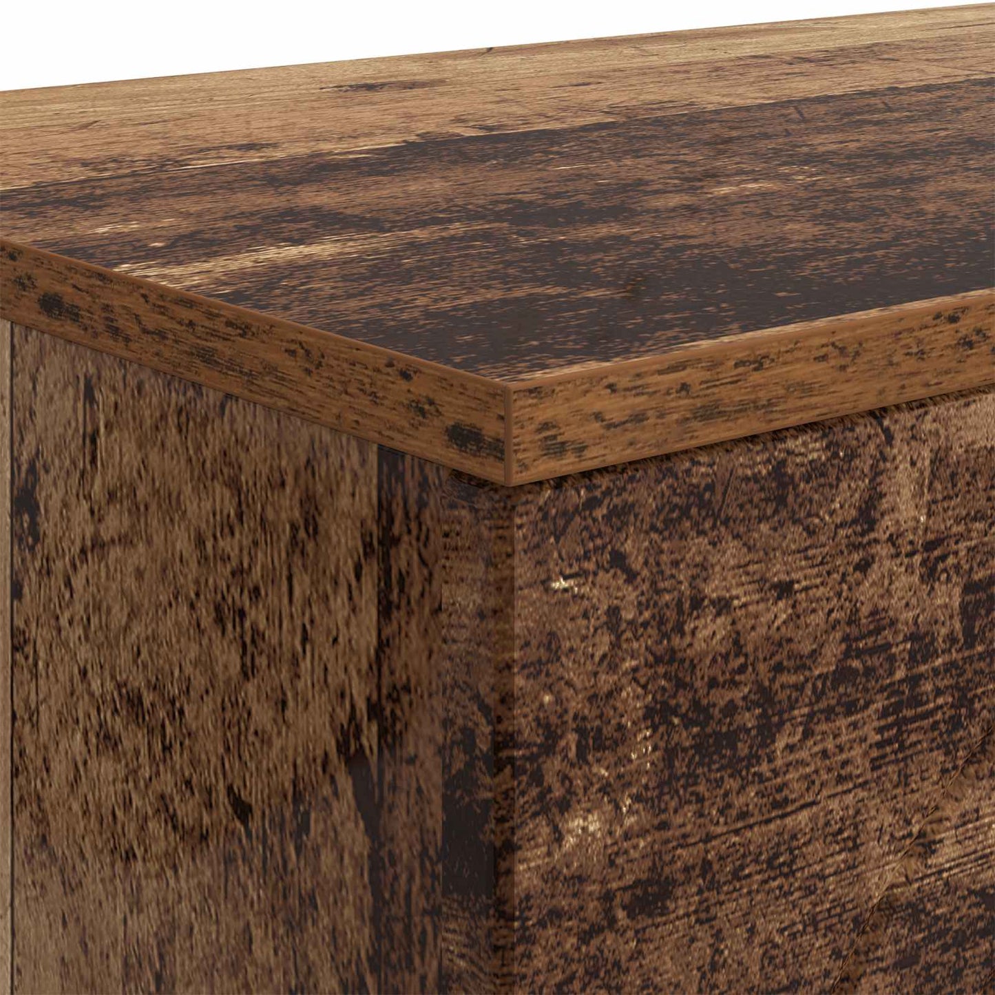 Salontafel Oud hout 102 x 35 x 75 cm Bewerkt hout