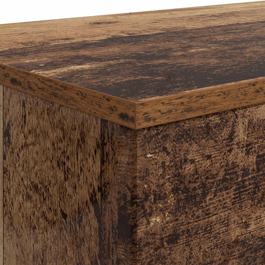 Salontafel Oud hout 102 x 35 x 75 cm Bewerkt hout