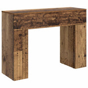 Salontafel 102x35x75 cm bewerkt hout