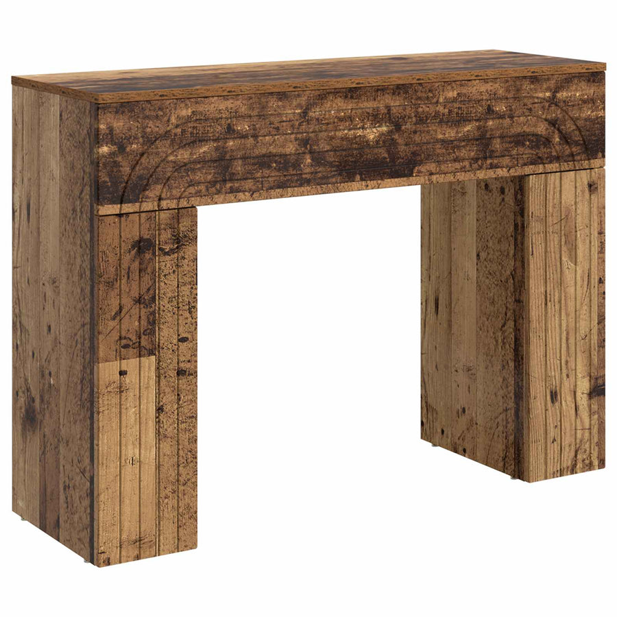 Salontafel Oud hout 102 x 35 x 75 cm Bewerkt hout