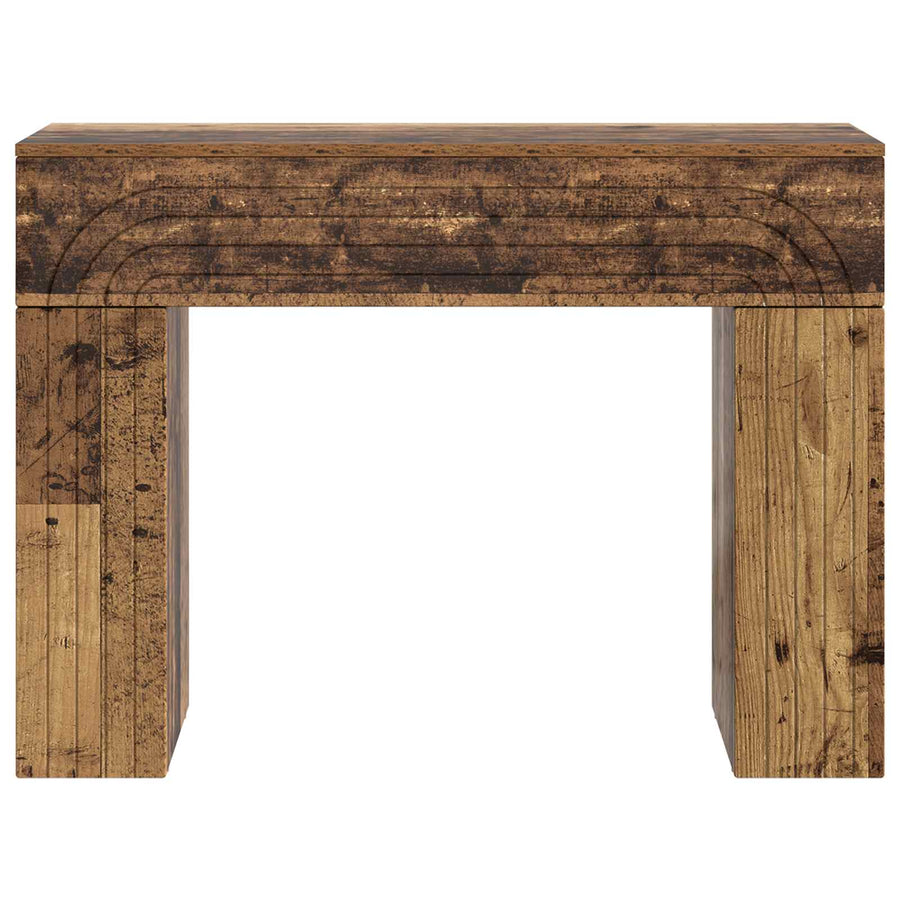 Salontafel Oud hout 102 x 35 x 75 cm Bewerkt hout
