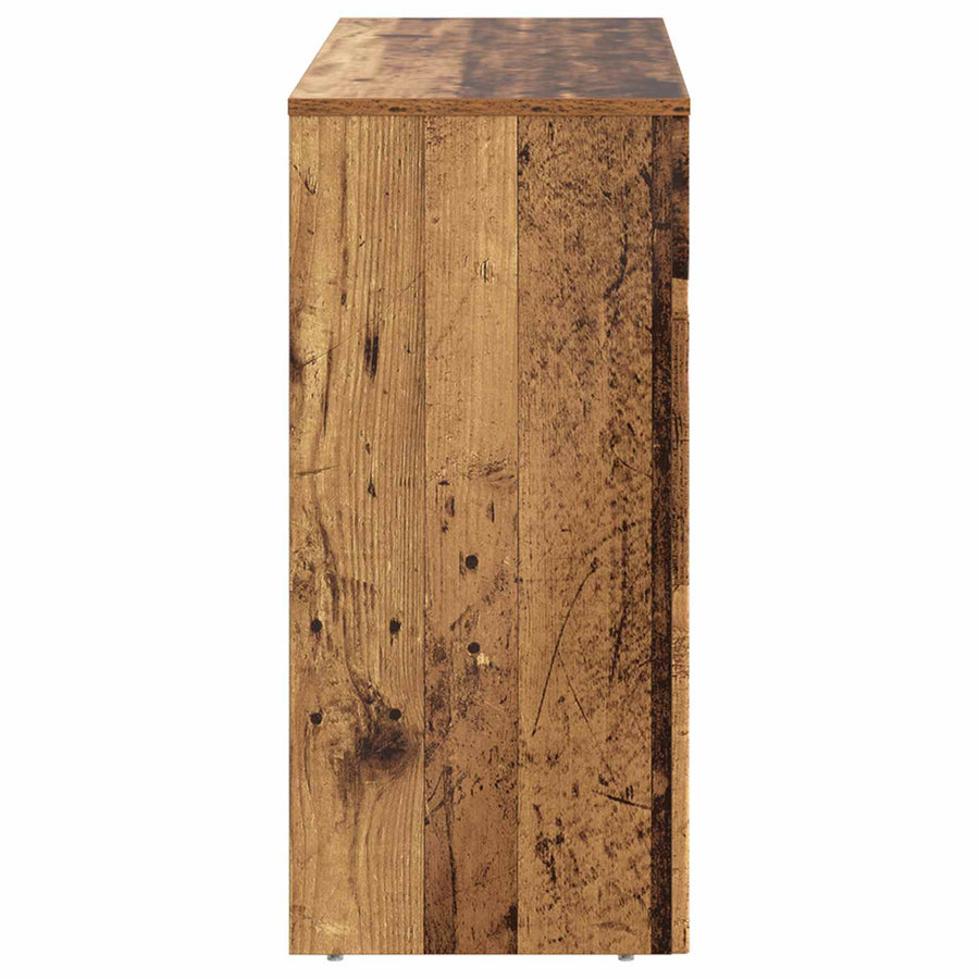 Salontafel Oud hout 102 x 35 x 75 cm Bewerkt hout