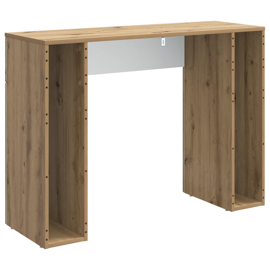 Salontafel Artisanaal eiken 102 x 35 x 75 cm Bewerkt hout