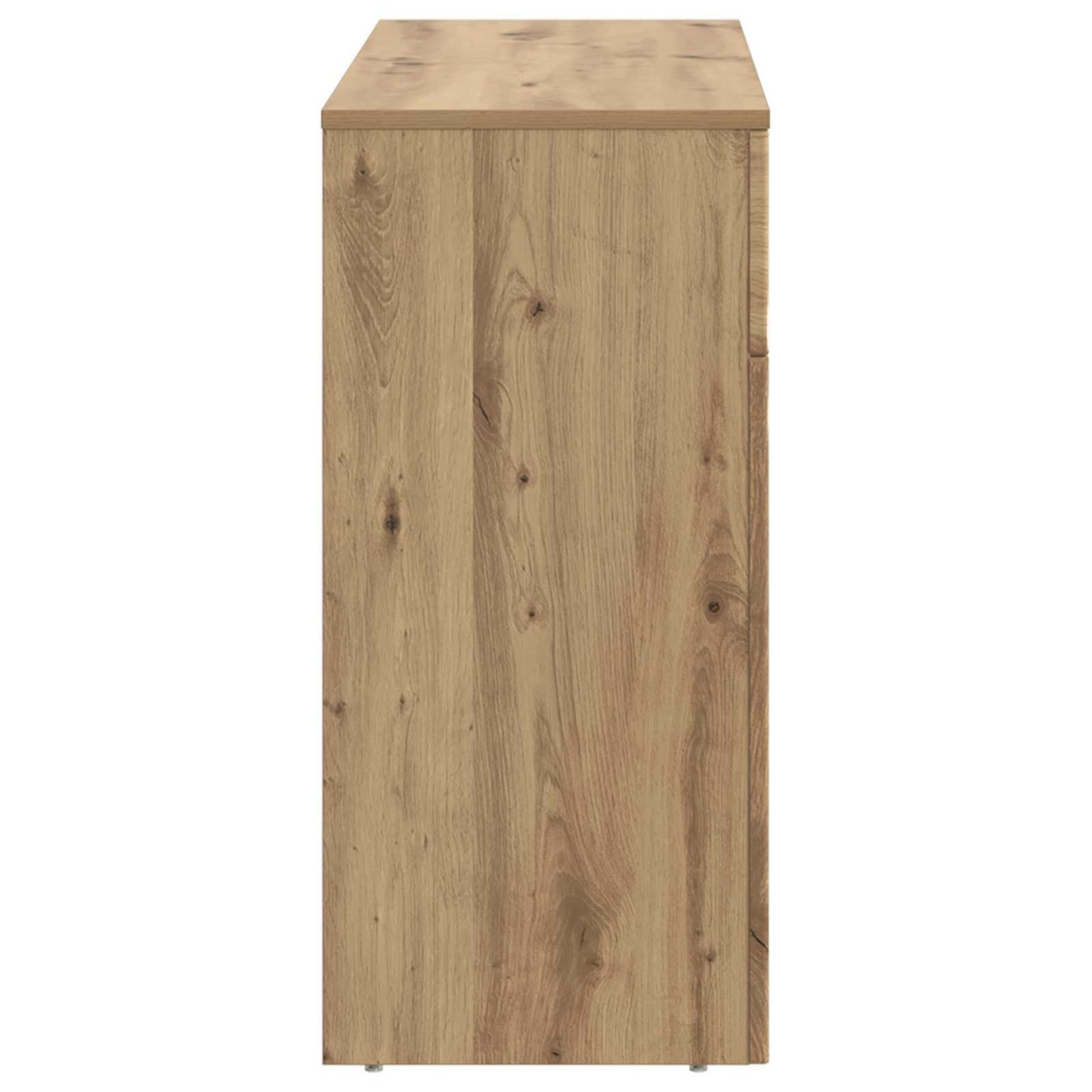 Salontafel Artisanaal eiken 102 x 35 x 75 cm Bewerkt hout