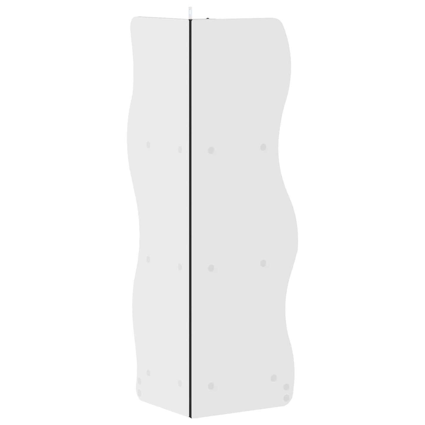 Hoekplank met plank Zwart 34 x 33 x 102 cm Bewerkt hout