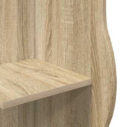 Hoekplank met plank Sonoma Eiken 34 x 33 x 102 cm Bewerkt hout