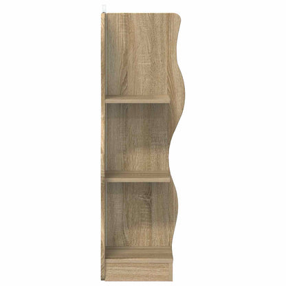 Hoekplank met plank Sonoma Eiken 34 x 33 x 102 cm Bewerkt hout