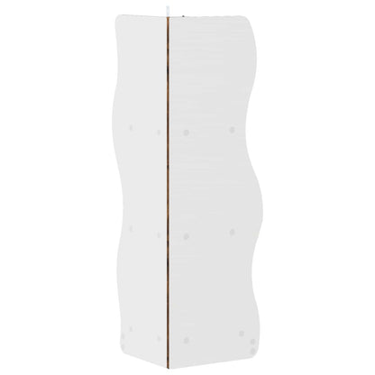 Hoekplank met plank Gerookt eiken 34 x 33 x 102 cm Bewerkt hout