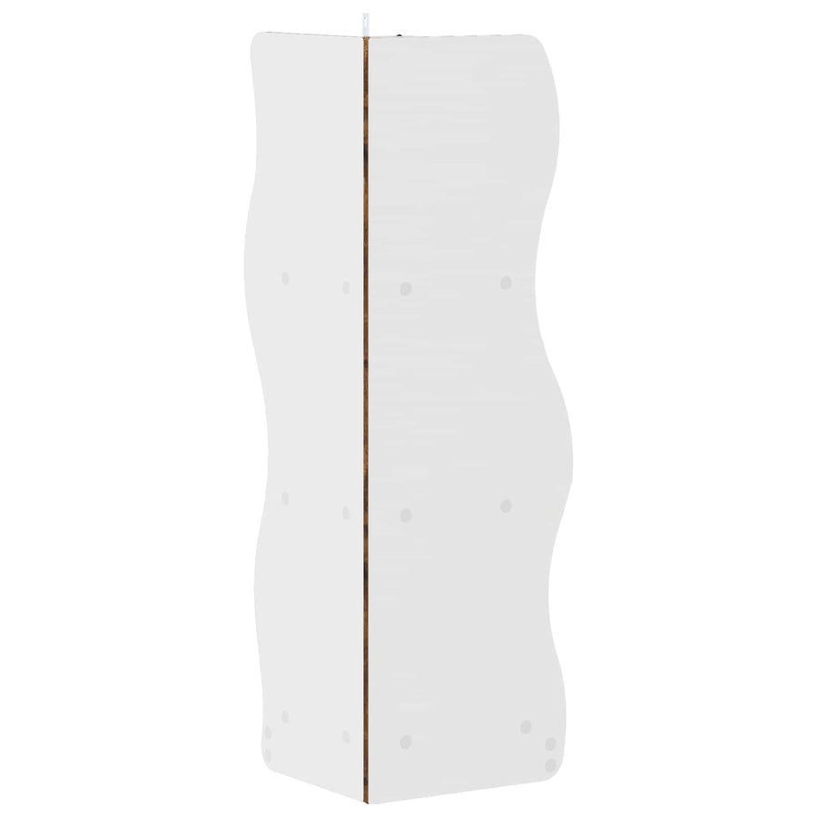 Hoekplank met plank Gerookt eiken 34 x 33 x 102 cm Bewerkt hout